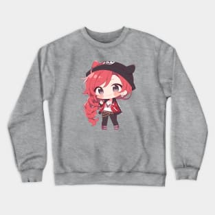 Confident Chibi Crewneck Sweatshirt